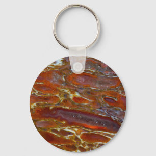 Dinosaur Petrified Bone Keychain