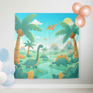 Dinosaur Photo Backdrop for Parties   Dino 