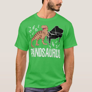 Dinosaur Piano Pianosaurus T-Shirt