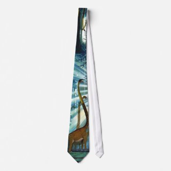 Dinosaur Pictorial Tie Omeisaurus Gregory Paul by Eonepoch at Zazzle