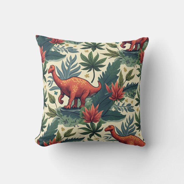 Dinosaur Pillow Cushion (Front)