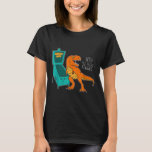 Dinosaur Pinball Wizard Arcade Machine Player Pict T-Shirt<br><div class="desc">Dinosaur Pinball Wizard Arcade Machine Player Picture Shirt</div>