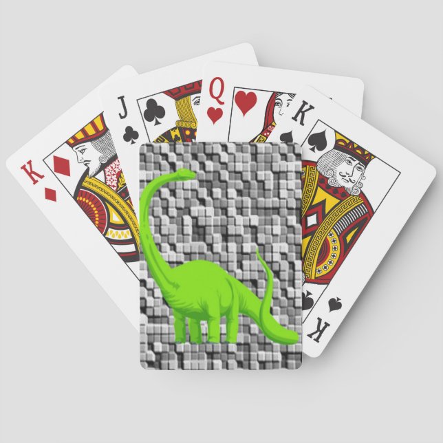 Dinosaur Playing Card Deck (Back)