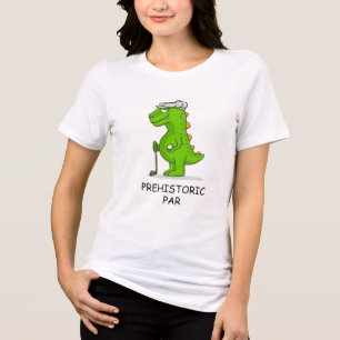 dinosaur playing golf dinosaur golf shirt