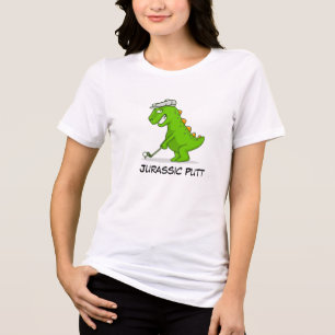 dinosaur playing golf dinosaur golf shirt
