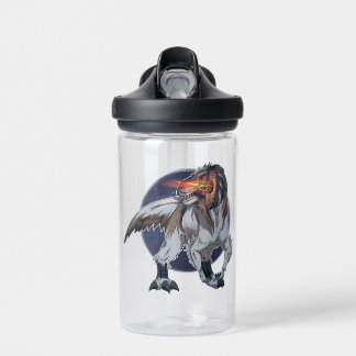 Dinosaur Playing Tennis Water Bottle