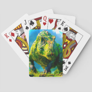 Dinosaur Poker Cards
