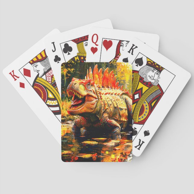 Dinosaur Poker Cards (Back)