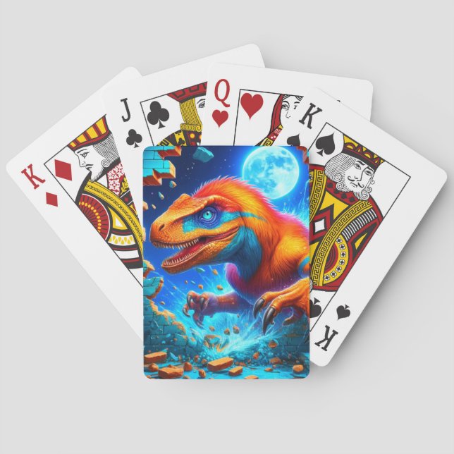 Dinosaur Poker Cards (Back)