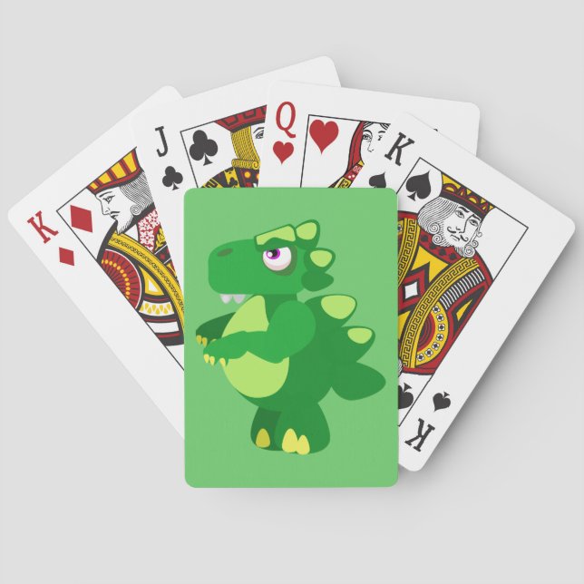 Dinosaur Poker Cards (Back)