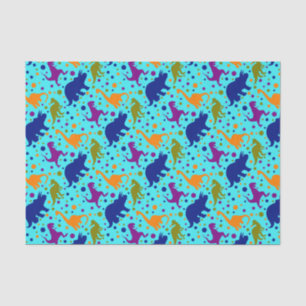Dinosaur polka dot colourful for baby kids tissue paper