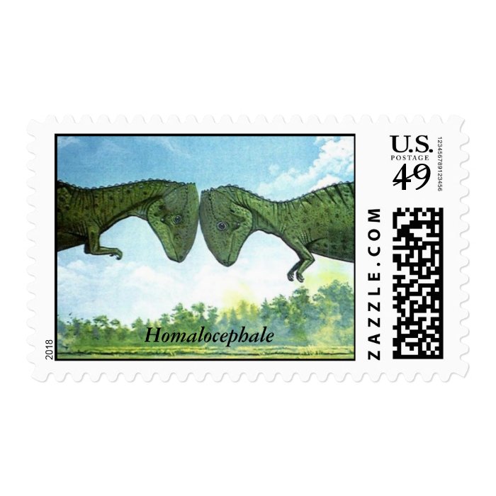 Dinosaur Postage Homalocephale Gregory Paul