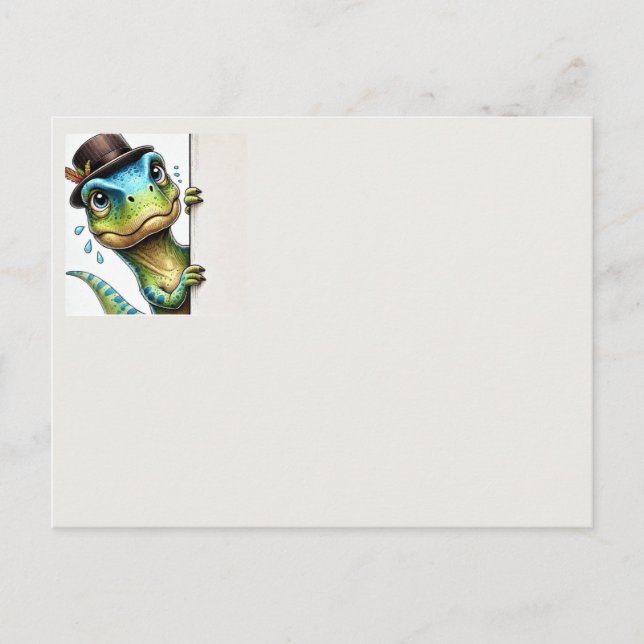 Dinosaur Postcard (Front)