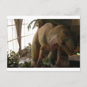 dinosaur postcard
