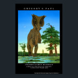 Dinosaur Poster Chasmosaurus Gregory Paul<br><div class="desc">Dinosaur Poster Chasmosaurus Greg Paul</div>