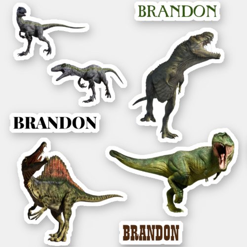 Dinosaur Predators Tyrannosaurs Raptor  Sticker