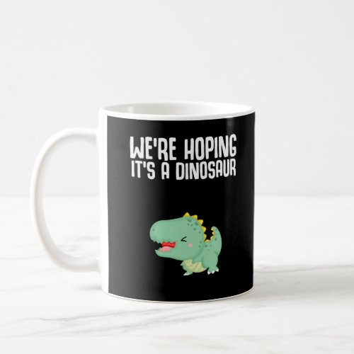 Dinosaur Pregnancy Announcement Dino Joke Coffee Mug
