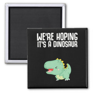 Dinosaur Pregnancy Announcement Dino Joke Magnet