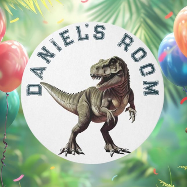 Dinosaur Prehistoric Brown  Outdoor Rug (Dino Decor for the Kids' Room)