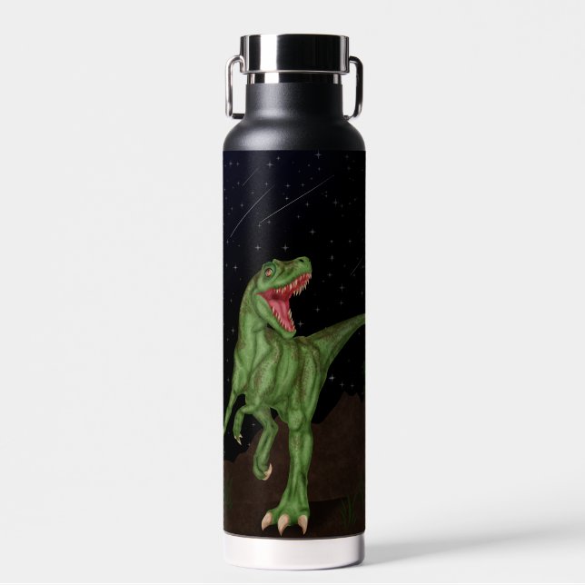 Dinosaur - Prehistoric Night Water Bottle (Front)