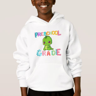 Dinosaur Preschool GRADE Squad teacher School Hoodie
