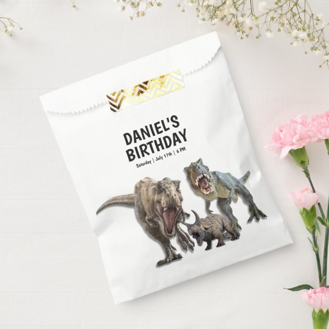 Dinosaur Printable birthday party, Dino Party Favor Bag (Sealed)