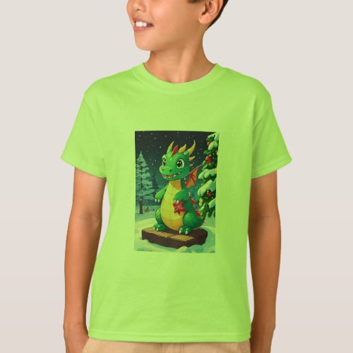 Dinosaur Printed T_Shirt for Little Adventurers