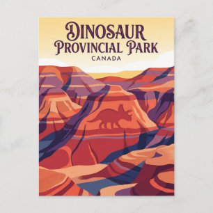 Dinosaur Provincial Park Canada Postcard