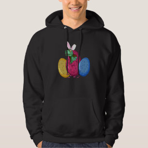 Dinosaur Rabbit Easter Day Eggs Dab Boys Girls Kid Hoodie