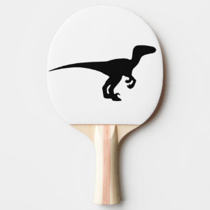Dinosaur Raptor, Dino Design Ping-Pong Paddle