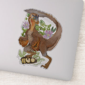 Dinosaur Raptor Jungle Art Sticker