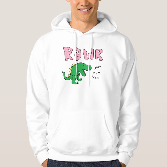 Dinosaur rawr hoodie (Front)