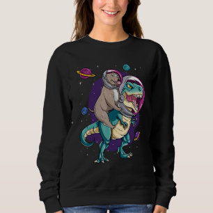 Dinosaur Rex Space Planets Sparkles Sweatshirt