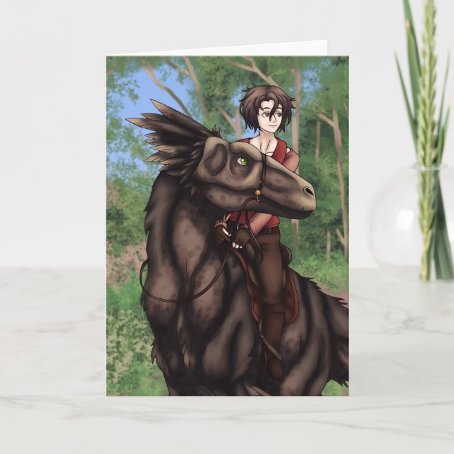Dinosaur Rider Card (Front)