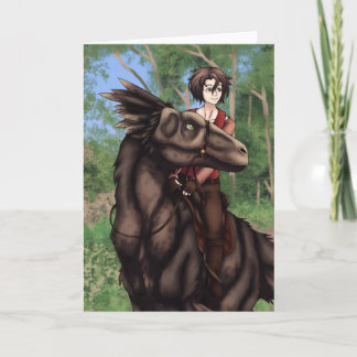 Dinosaur Rider Card