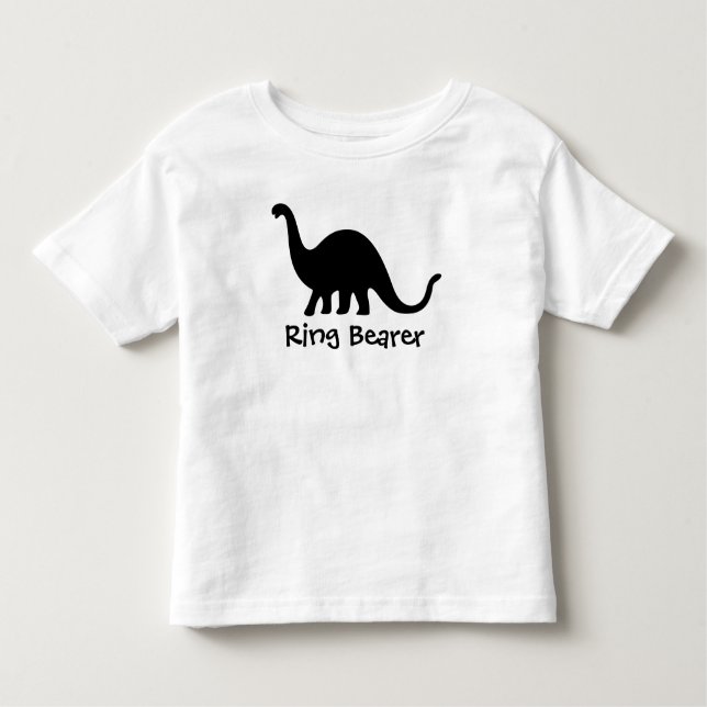 Dinosaur: Ring Bearer Toddler T-shirt (Front)