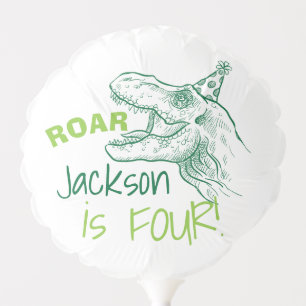 Dinosaur Roar Birthday Balloon