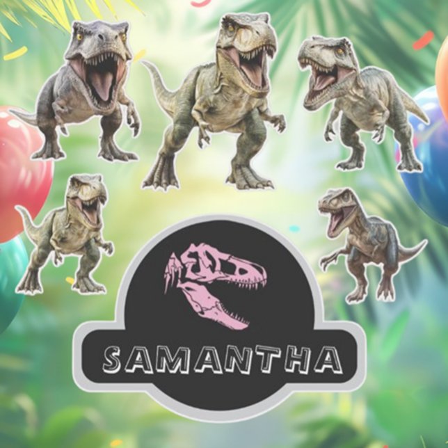 Dinosaur Roar with Excitement Sticker (Unleash the roar of adventure with our Dino-Mite Dinosaur sticker! )