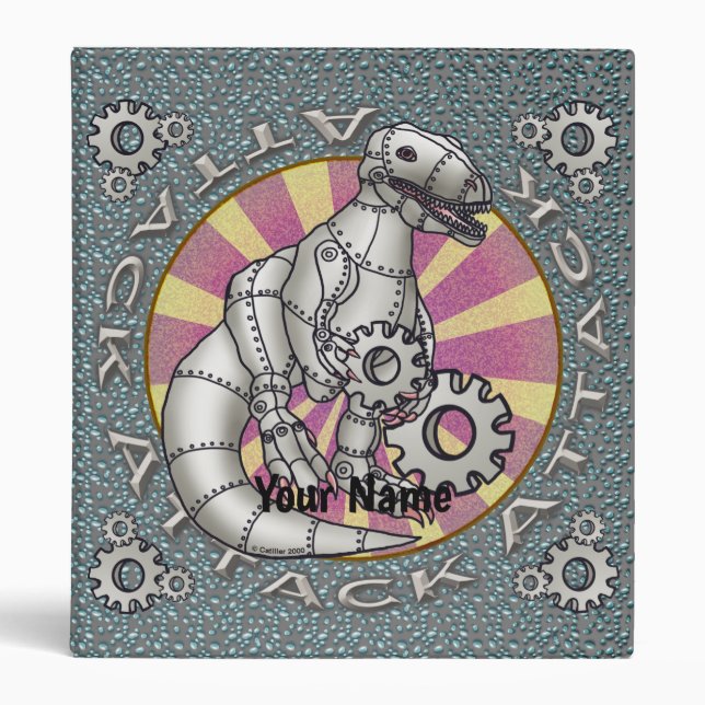 Dinosaur Robot binder (Front)