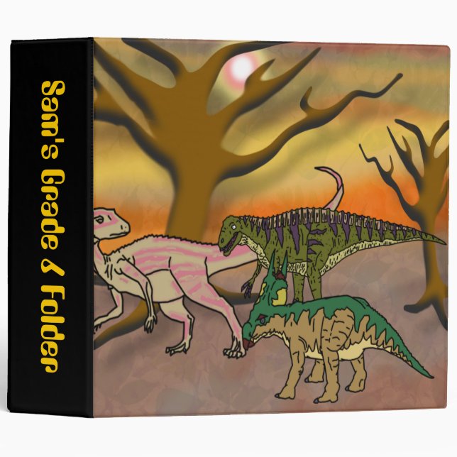 Dinosaur Romp Binder (Front/Spine)