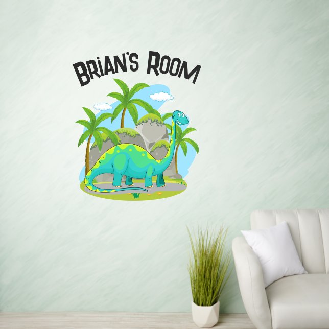 Dinosaur Room Decor Kids Baby Wall Decal (Living Room)