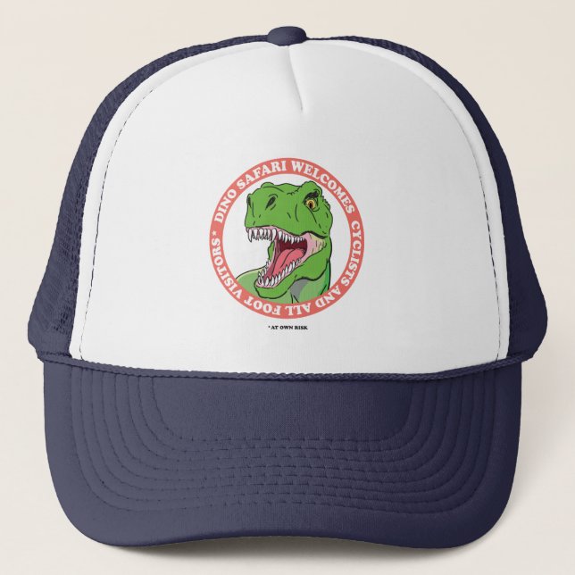 Dinosaur Safari Trucker Hat (Front)