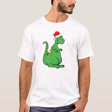 Dinosaur Santa T-shirt