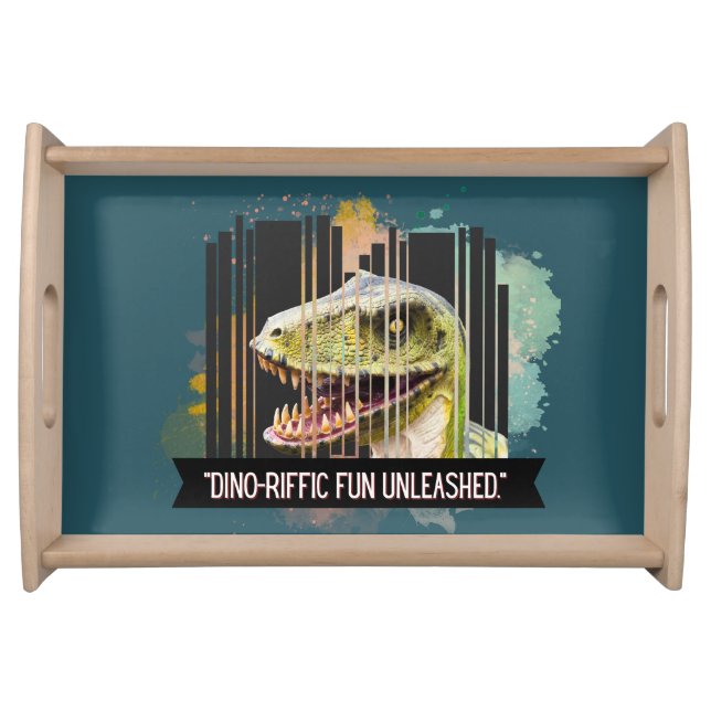 dinosaur serving tray (Front)