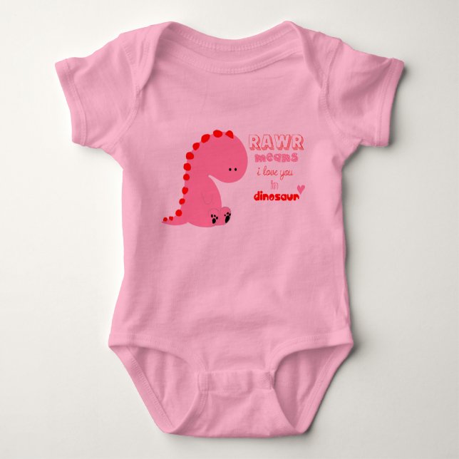 dinosaur shirt for baby (Front)