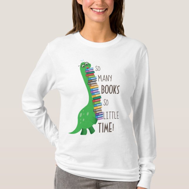 Dinosaur Shirt Gift Ideas for Book Lovers (Front)