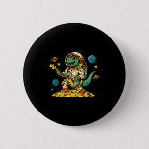 Dinosaur Shirts For Boys Space T-rex Birthday Boy Button