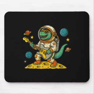 Dinosaur Shirts For Boys Space T-rex Birthday Boy Mouse Pad