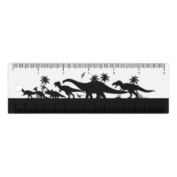 Dinosaur Silhouettes Ruler