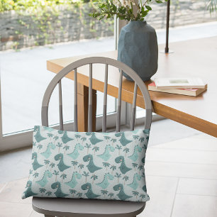 Dinosaur Simple Scandinavian Child Design Accent Pillow